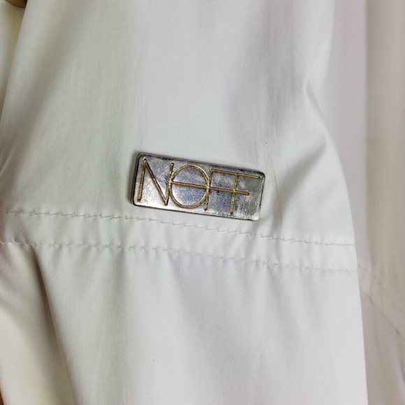 Neff Customs White And Gold Full Zip Hidden Hooded Unisex Jacket - Picture 6 of 13